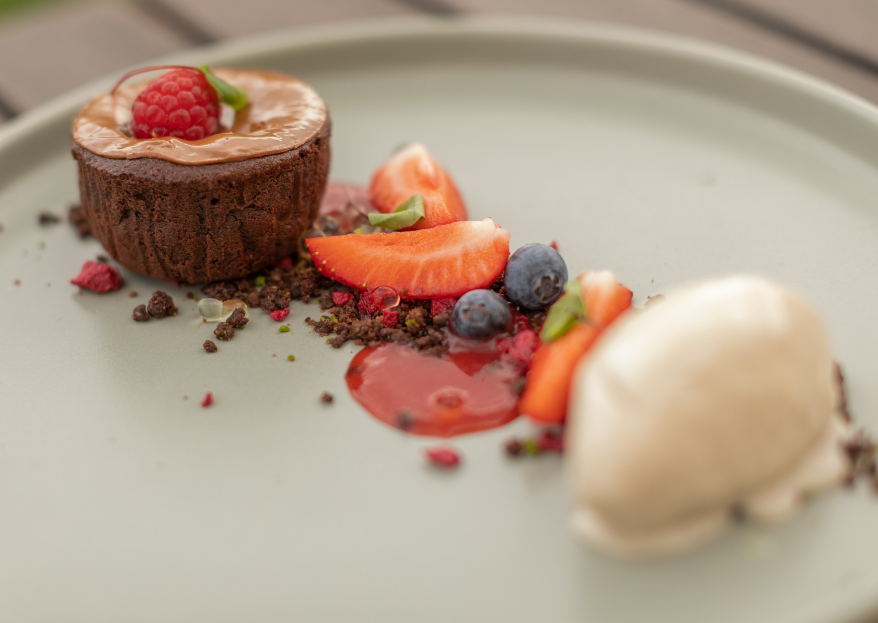 Root to Rise Yoga Retreat Dessert Abendessen Retreat